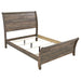 Frederick Eastern King Sleigh Panel Bed Weathered Oak image