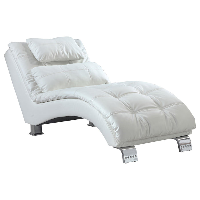 Dilleston Upholstered Chaise White image