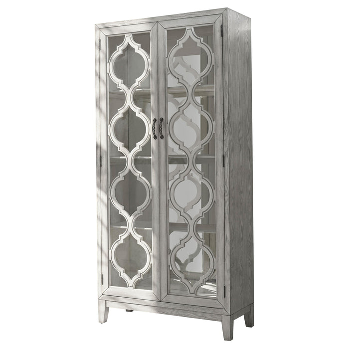 Mckellen 2-door Tall Cabinet Antique White image