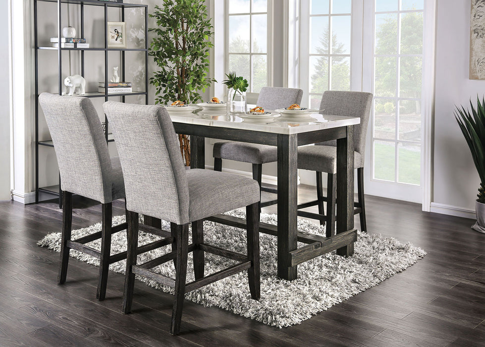 BRULE 5 Pc. Counter Ht. Dining Table Set