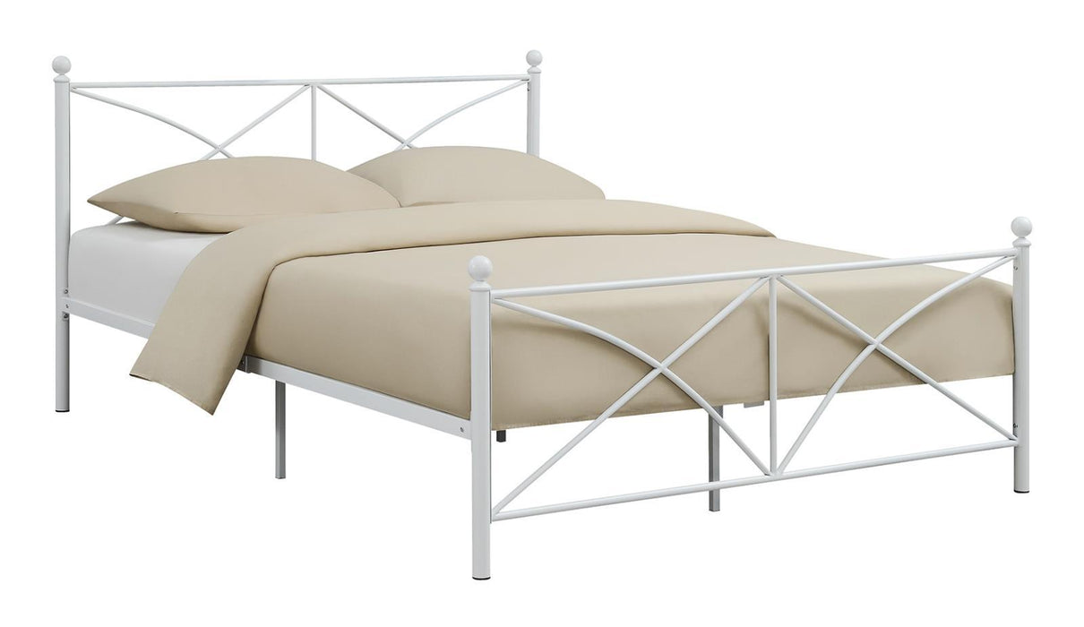 Hart Queen Platform Bed White