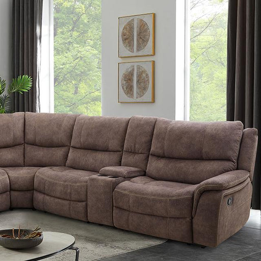 JEROMINUS Sectional, Dark Brown image