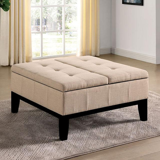 FAZIO Storage Ottoman, Beige image