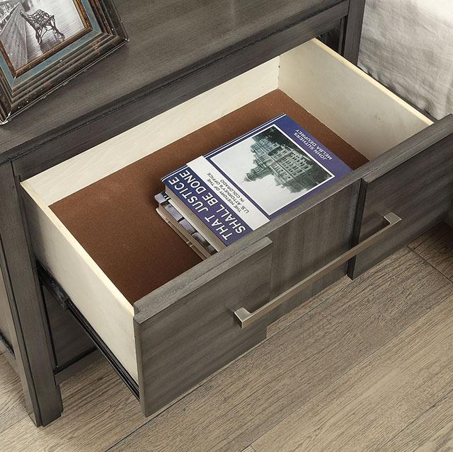 Berenice Gray Night Stand