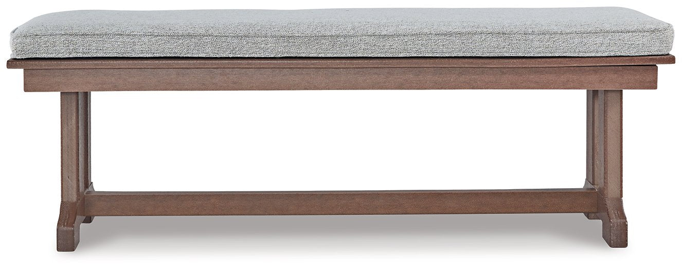 Emmeline Outdoor Dining Bench with Cushion