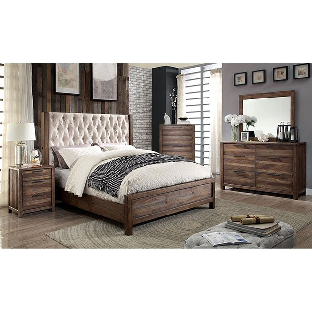 Hutchinson Rustic Natural Tone/Beige E.King Bed